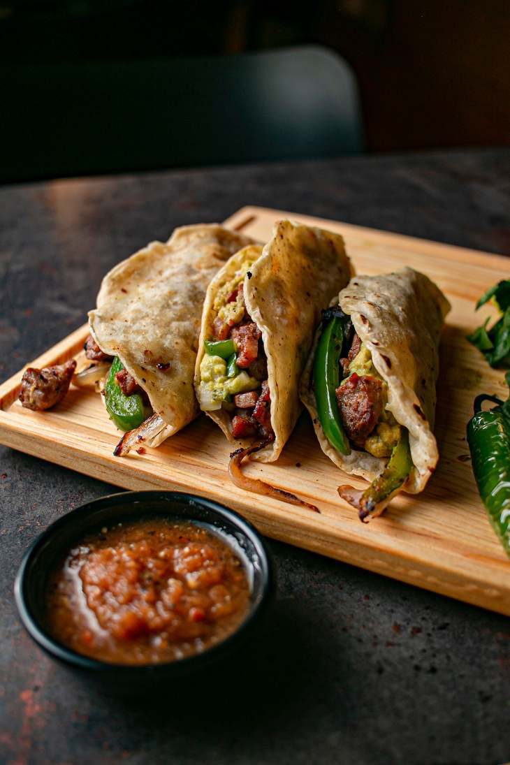 Tacos gringas a la plancha